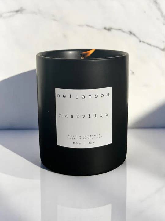 nellamoon - Wholesale Jar/Filled Candle - nashville | leather, tobacco, cedarwood, vanilla, patchouli0