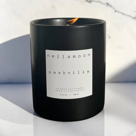 nellamoon - Wholesale Jar/Filled Candle - nashville | leather, tobacco, cedarwood, vanilla, patchouli