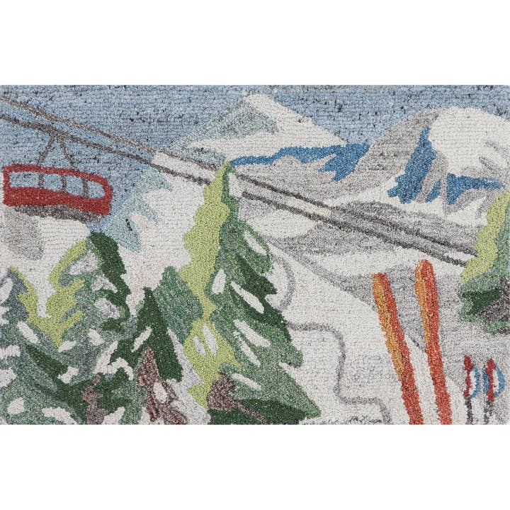 Company C - Wholesale Area Rug - Powder Day Ski Accent Rug