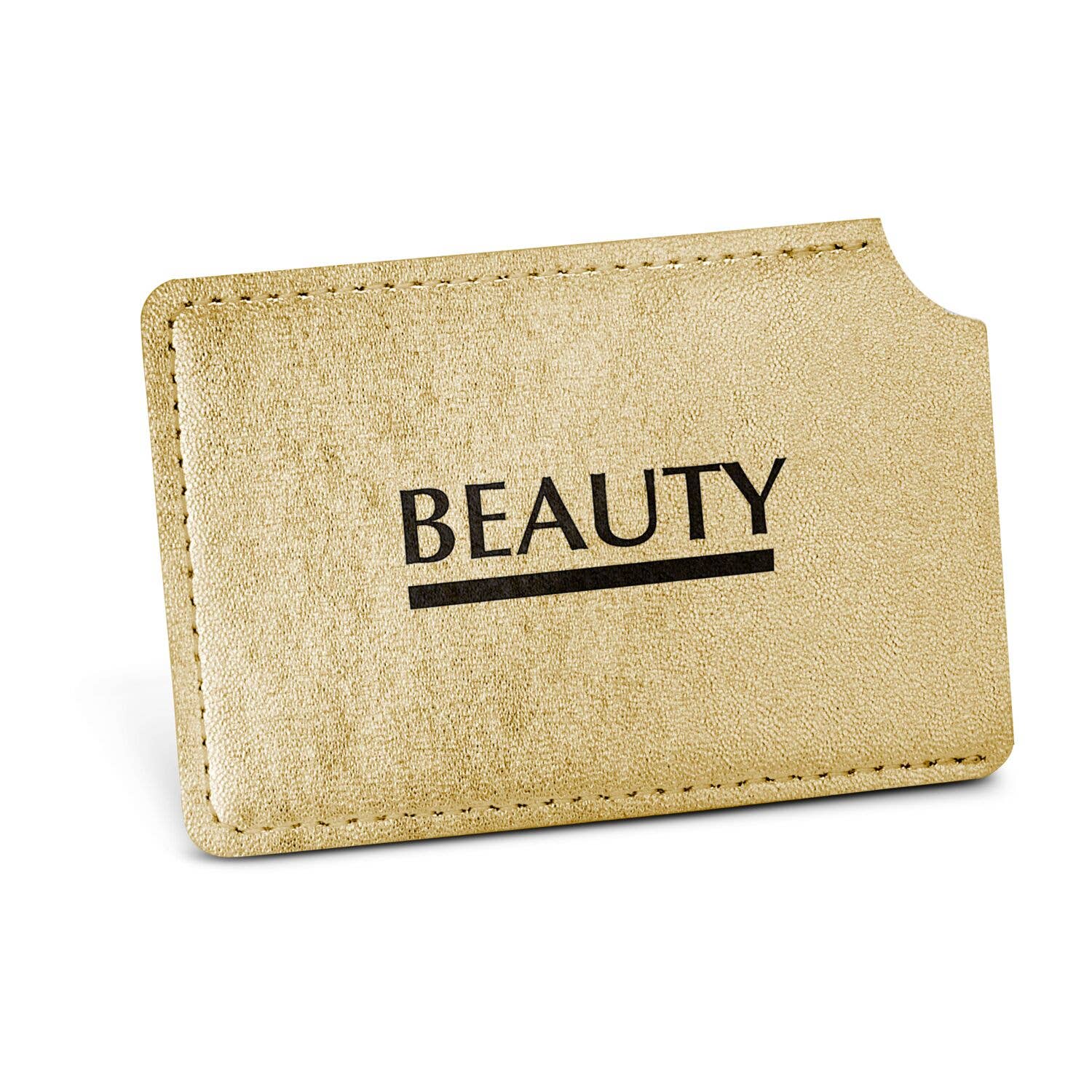 ROEMER WELLNESS - Wholesale Compact Mirror - Stainless steel pocket mirror, in case (rose)12