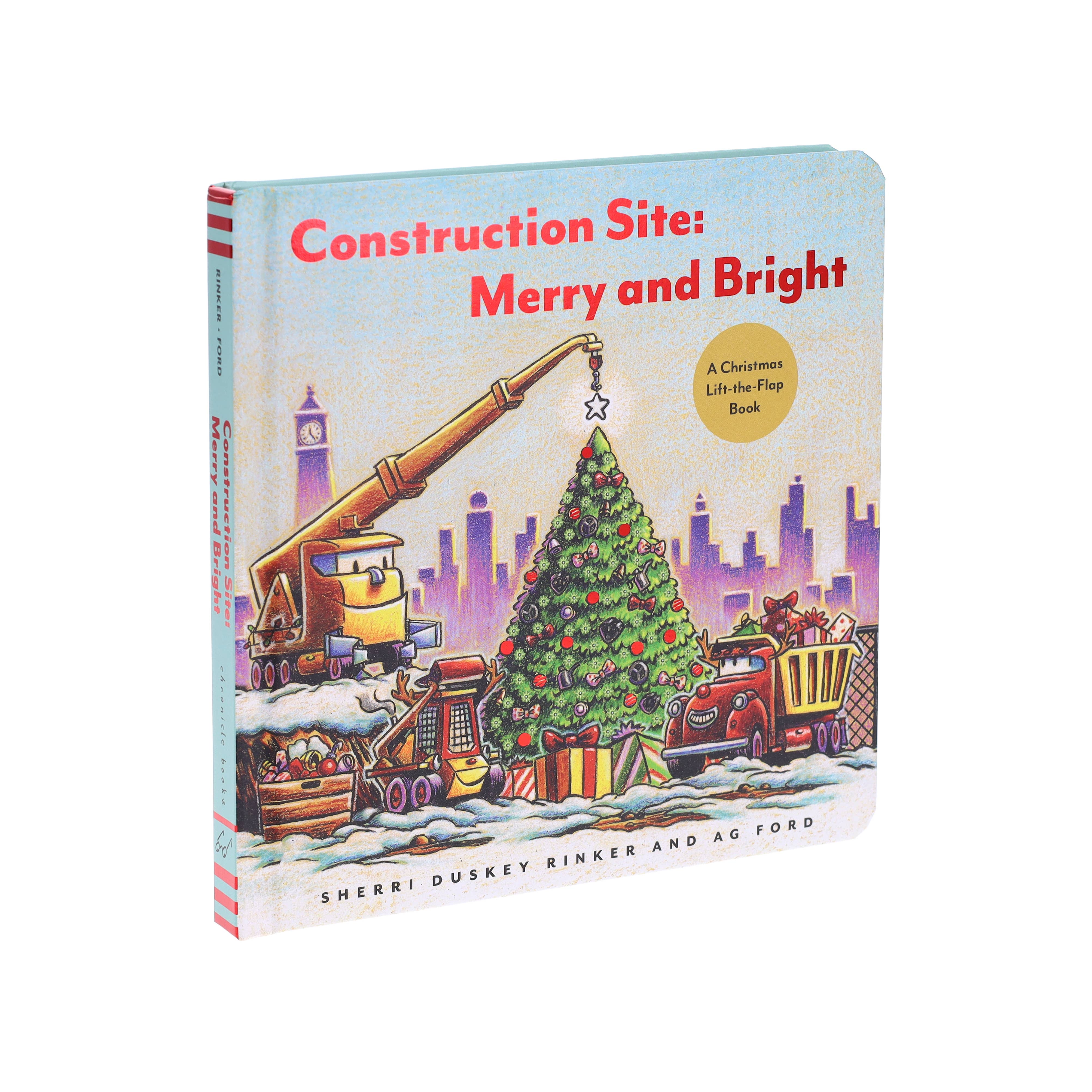 Chronicle Books - Wholesale Preschool Book (3-5) - Construction Site: Merry and Bright1