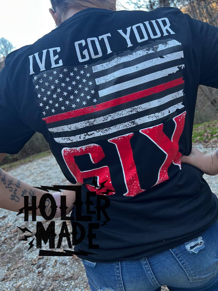 Ive got your six Firefighter Flag for wholesale by Reese & Roo Designs