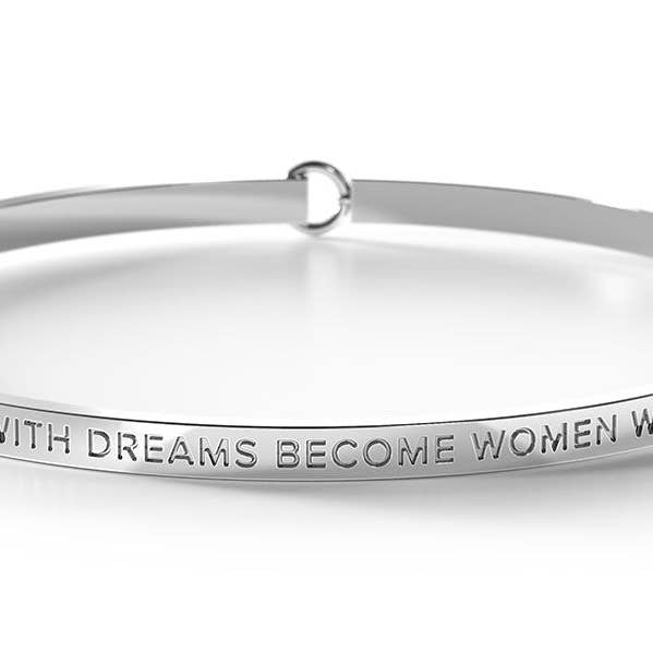 Kleine Mädchen mit Träumen werden Frauen mit Visionen für den Großhandel von Be. Bangles