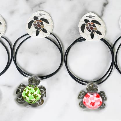 Marble Turtle Camo Necklace - Easy Hook for wholesale by SS handcrafted Art