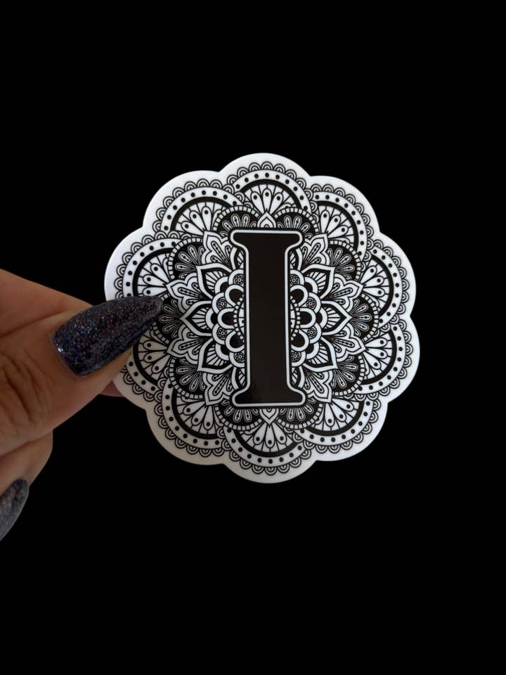 Adesivo in vinile lettera I per la vendita all'ingrosso da parte di I Will Cut You Creations