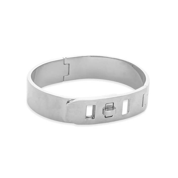 16B040 - Twist Lock Bangle* for wholesale by OMG Blings