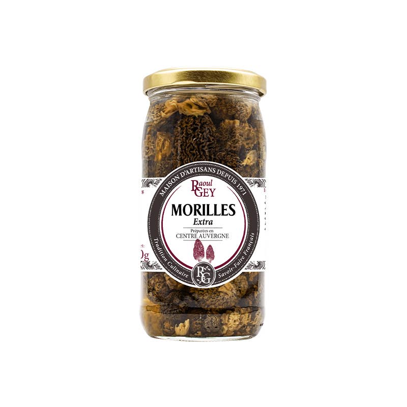 Maison RGEY - Wholesale Canned Vegetables - Morels Extra 37cl - Raoul Gey - 1796