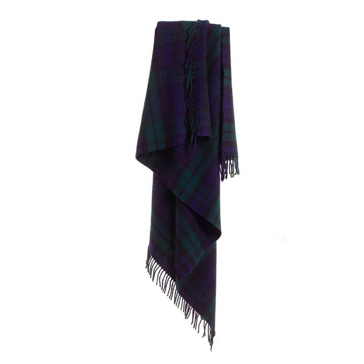 Tweedmill Textiles – wholesale Throw blanket – Blackwatch Tartan Pure New Wool Throw1