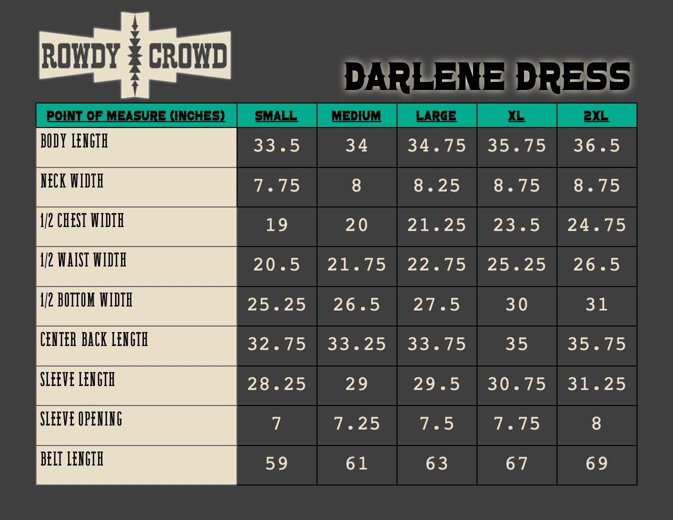 Rowdy Crowd Clothing – Großhandel Kleid – Damen – Darlene — Kleid7