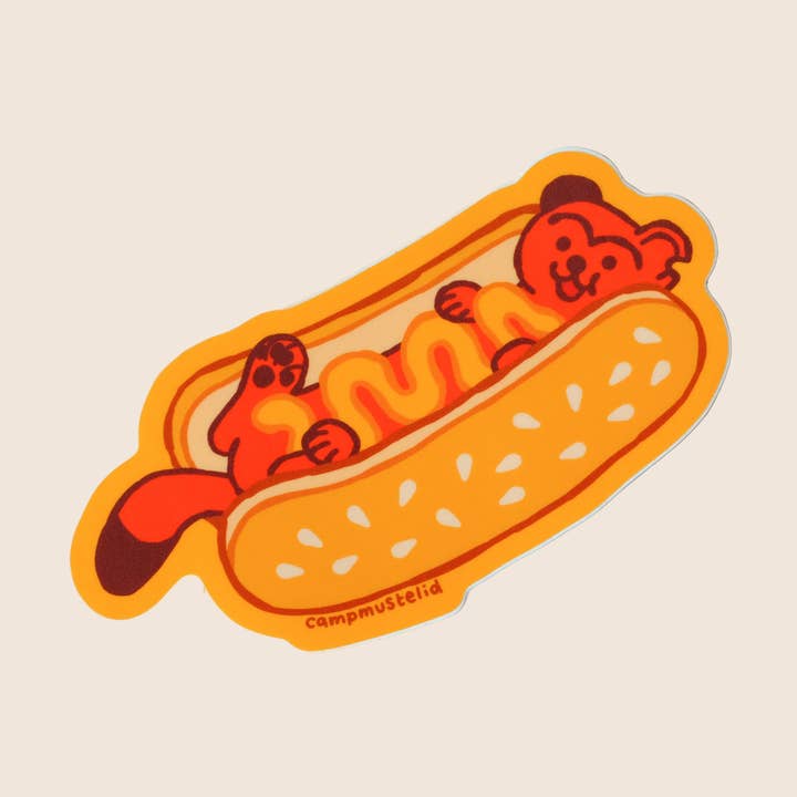 Adesivo Salice Hot Dog per la vendita all'ingrosso da parte di Camp Mustelid