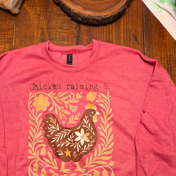 Kyckling russin & Jesus lovsång DTF värmeöverföring för wholesale av The Jasper Boutique