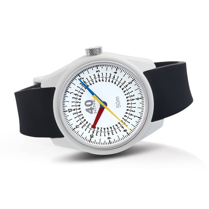 Trio Herre Watch - Hvid Dial - Sort for engroshandel hos 40Nine