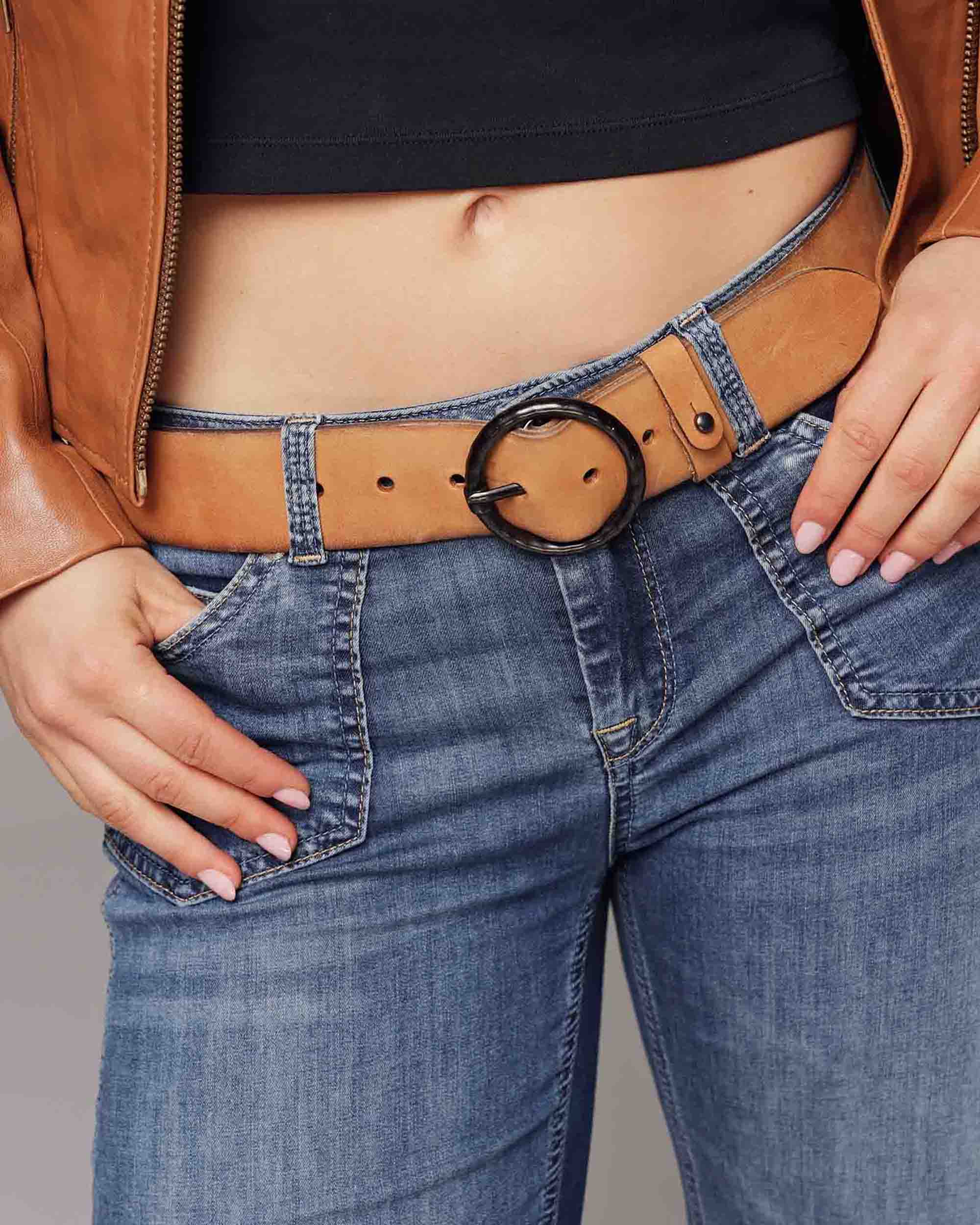Amsterdam Heritage Leather Belts, Bags, Jackets & Apparel - Vente Ceinture – femme - Pip | Ceinture vintage en cuir pleine fleur pour femme38