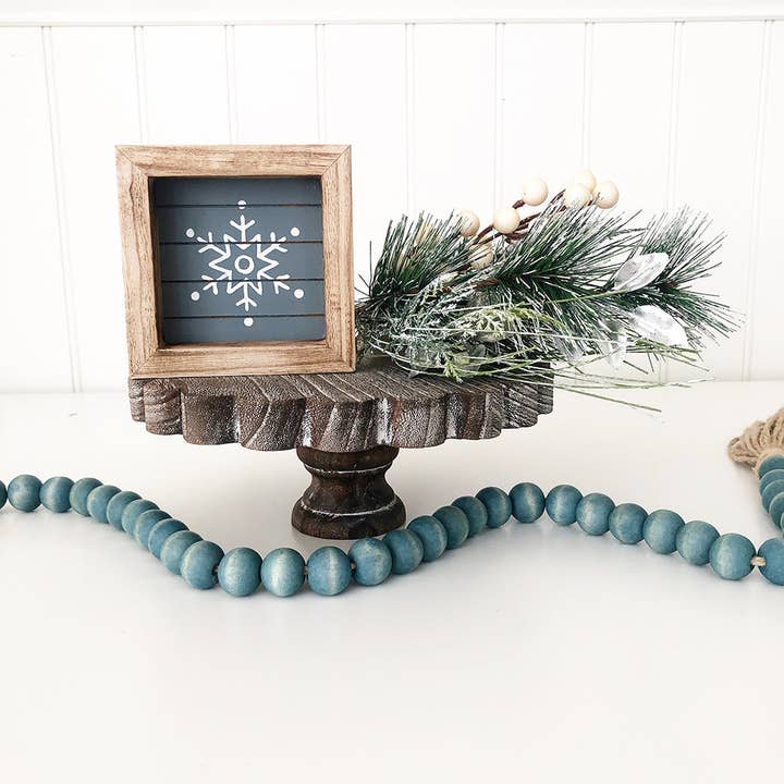 Foundations Decor - Wholesale Decorative Tray - Foundations Decor Scalloped Tray Stands