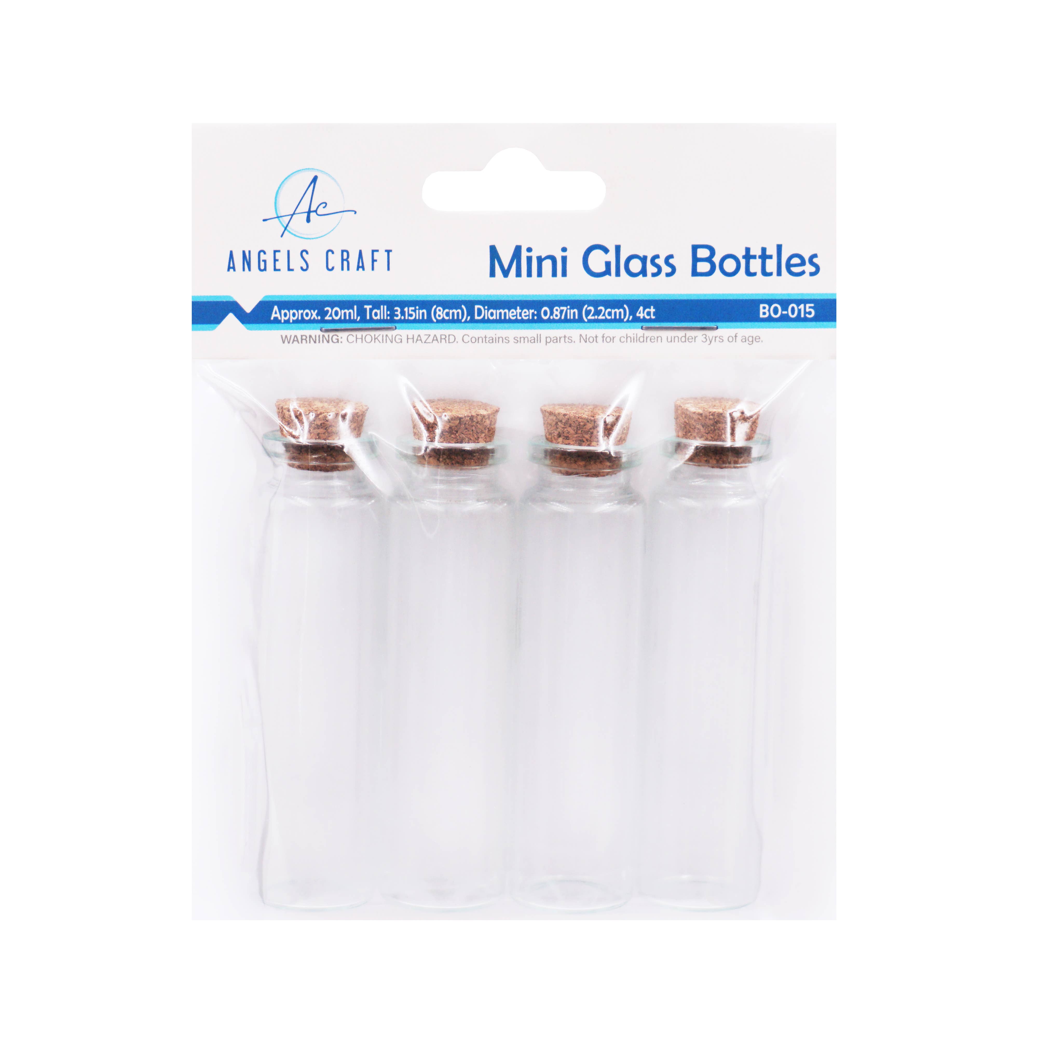 Angels Craft - Wholesale Jar - Small Glass Bottle w/ Cork Cap7