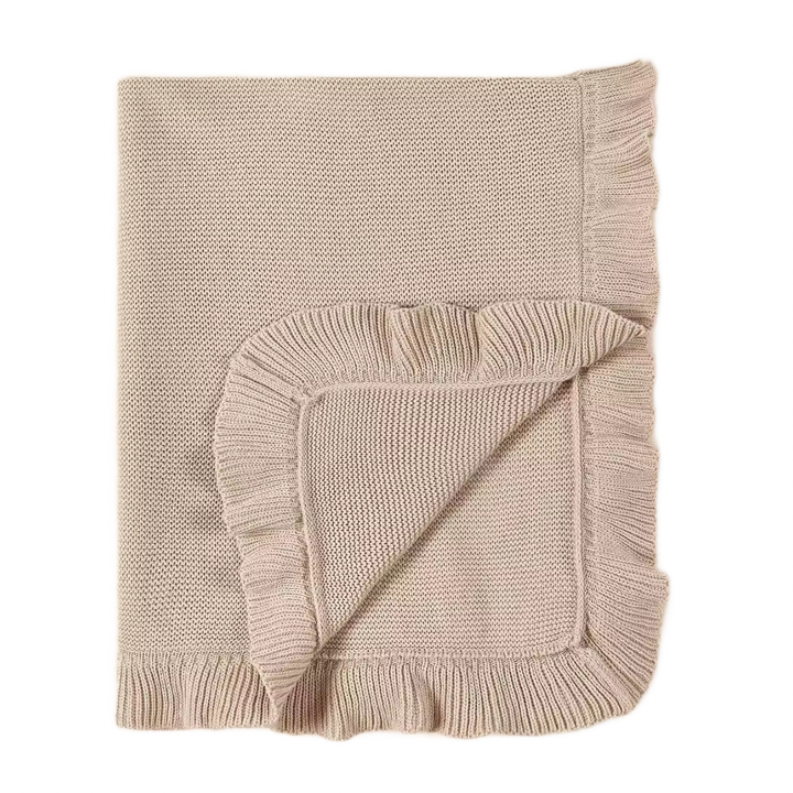 Zsa Zsa & LoLLi Monogram Blanks - Wholesale Bedding Blanket - Kids & Baby - Nap Time RUFFLE Edge Cotton - Baby Quilt Blanket6