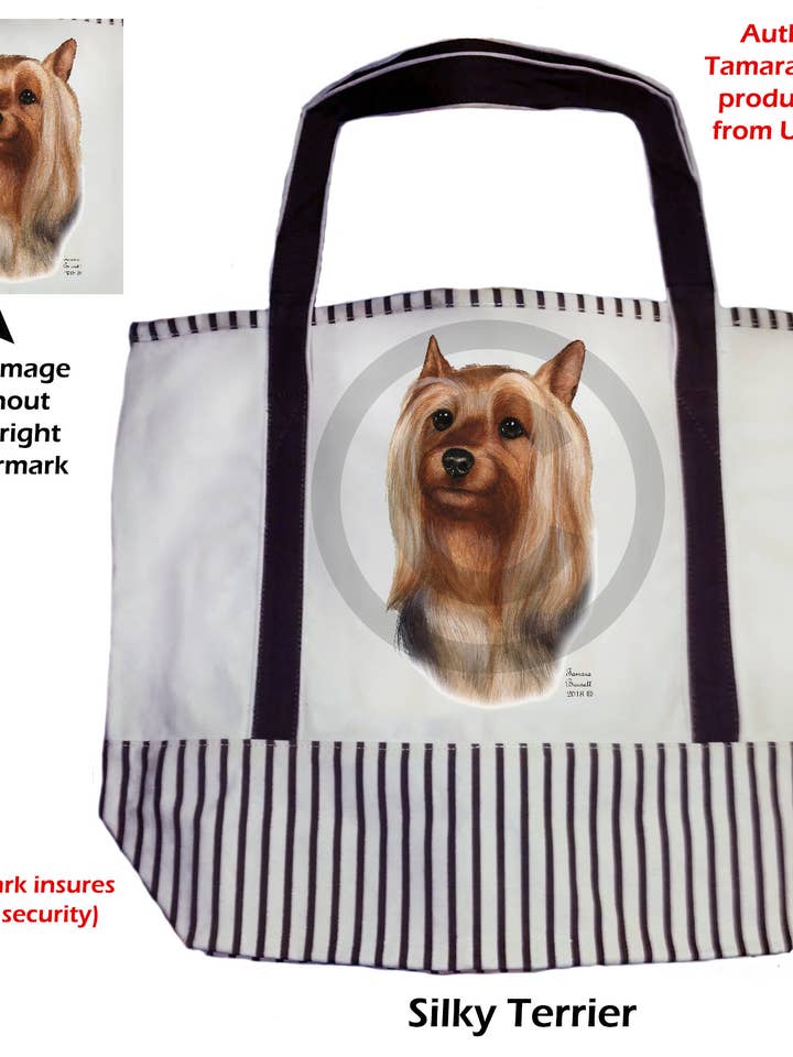 Borsa Tote Bag - Silky Terrier per la vendita all'ingrosso da parte di Pet Gifts USA, LLC