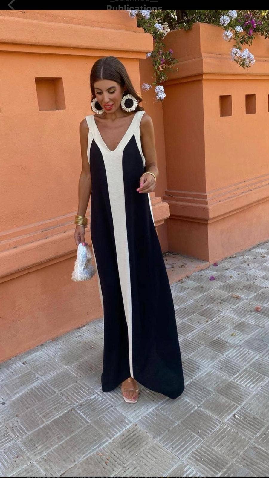 LORIANE - Venta al por mayor Vestido - Mujer - 6269 Vestido largo de tirantes9