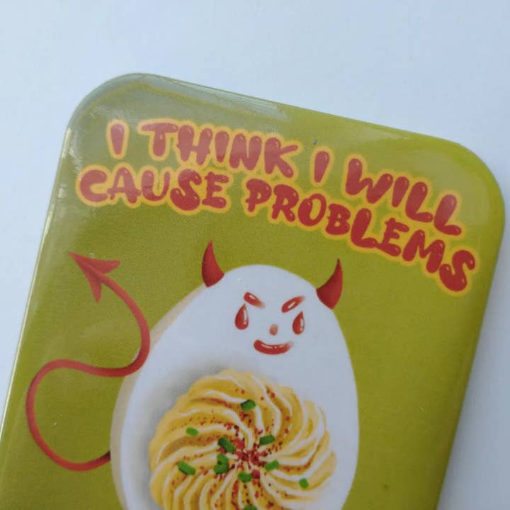 BoyPilot Goods - Wholesale Magnet - Deviled Egg Magnet - Funny food fridge magnet3