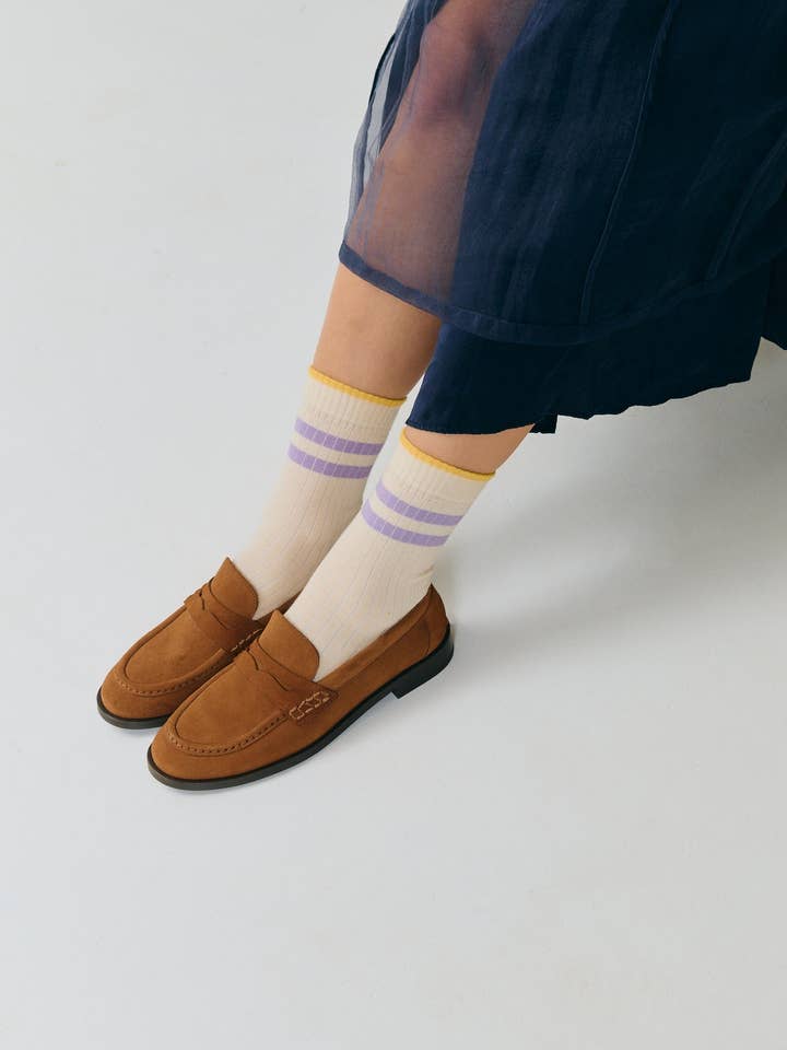 Chaussettes à rayures Malve pour la vente par Jutelaune