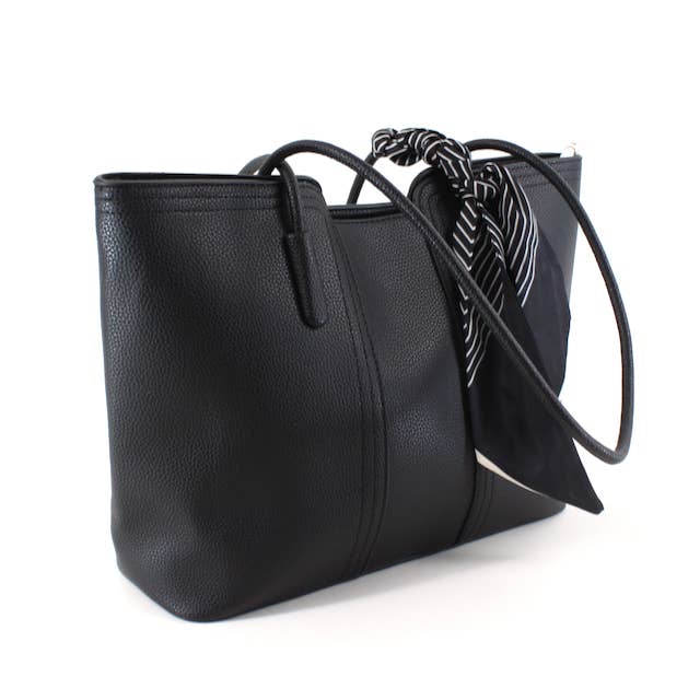 P24093 Grand sac fourre-tout avec décor d'écharpe/pochette à cosmétiques pour la vente par Pretty Persuasions