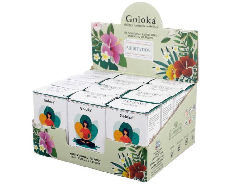 Crystal Magick Wholesale Ltd – Óleo essencial por atacado – Óleo Essencial de Meditação Goloka1