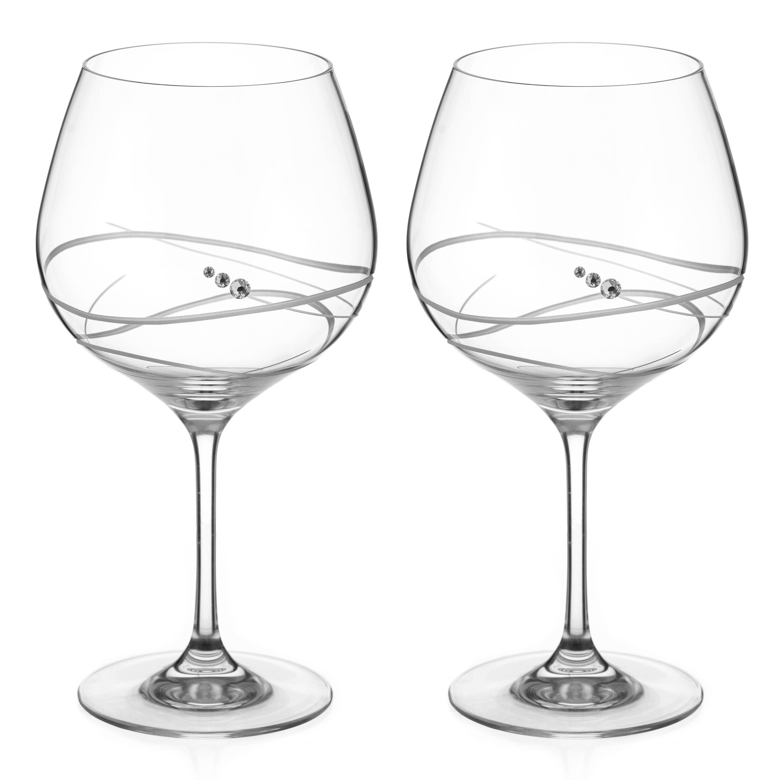 DIAMANTE - Vente Verres à cocktail/alcool - Verres à Gin Soho en cristal taillé à la main ornés de Swarovski1