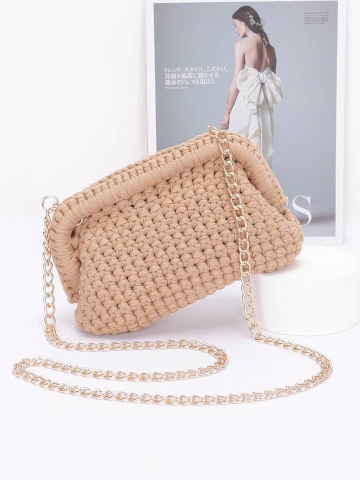 Geflochtene Clutch aus Baumwolle für den Großhandel von CC Wholesale Clothing