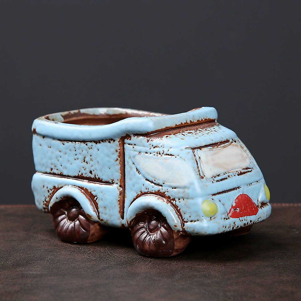 Ailly's garden - Wholesale Plant Pot - Creative Retro Style Car Garden Decoration Truck Flower Pot4