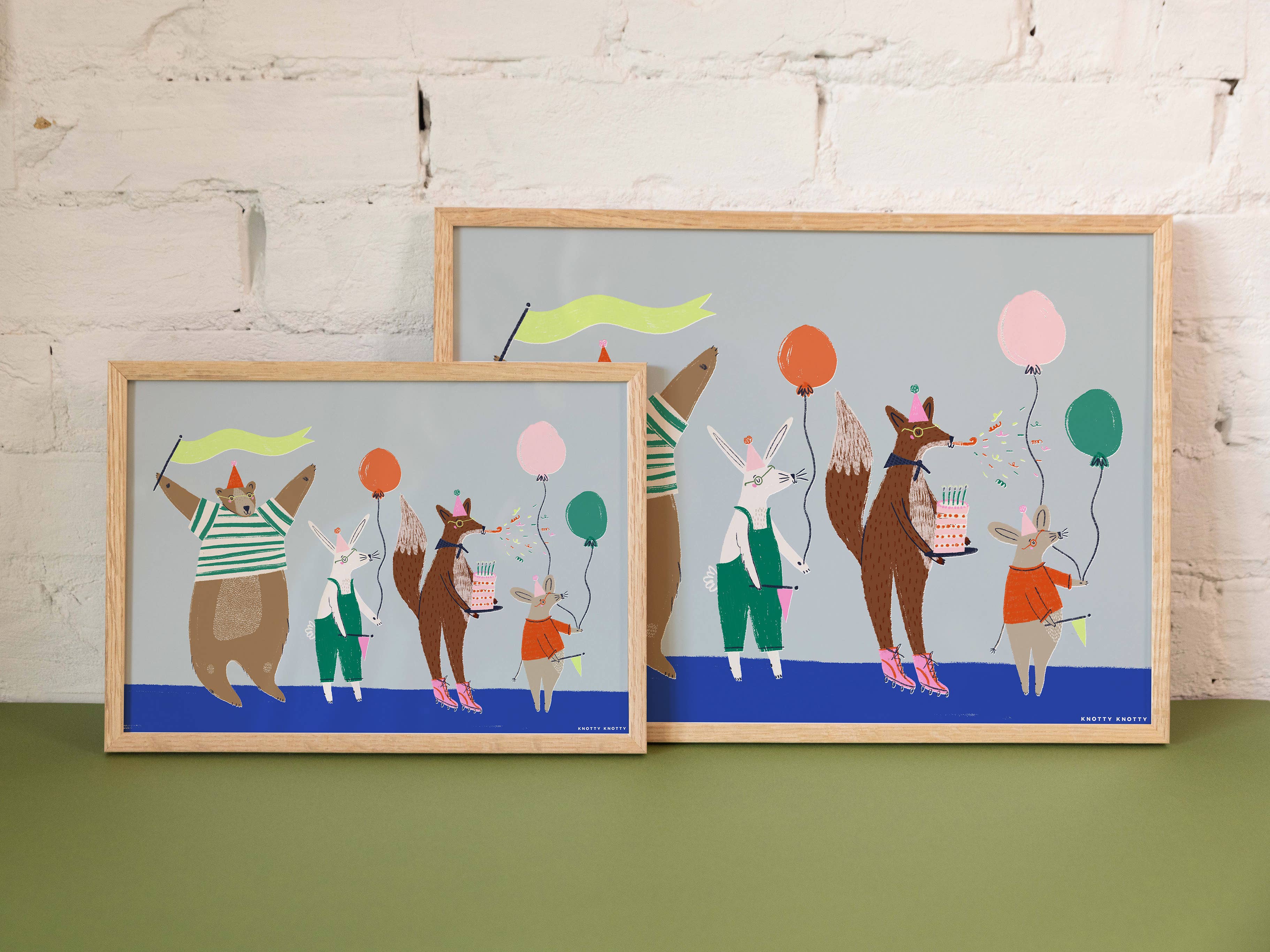 Knotty Knotty - Wholesale Art Print - Woodland Party – Art Print2