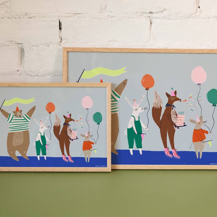 Knotty Knotty - Wholesale Art Print - Woodland Party – Art Print2