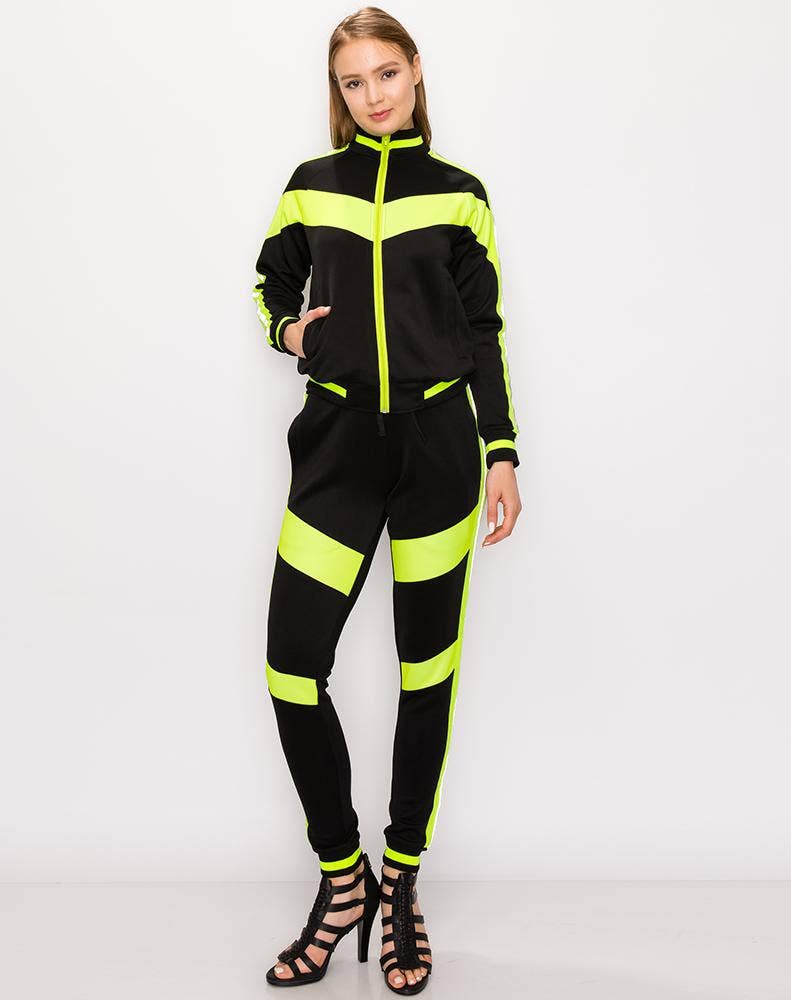 Victorious - Wholesale Tracksuit - Women's - Women Reflective Track Suits Pre-Pack5