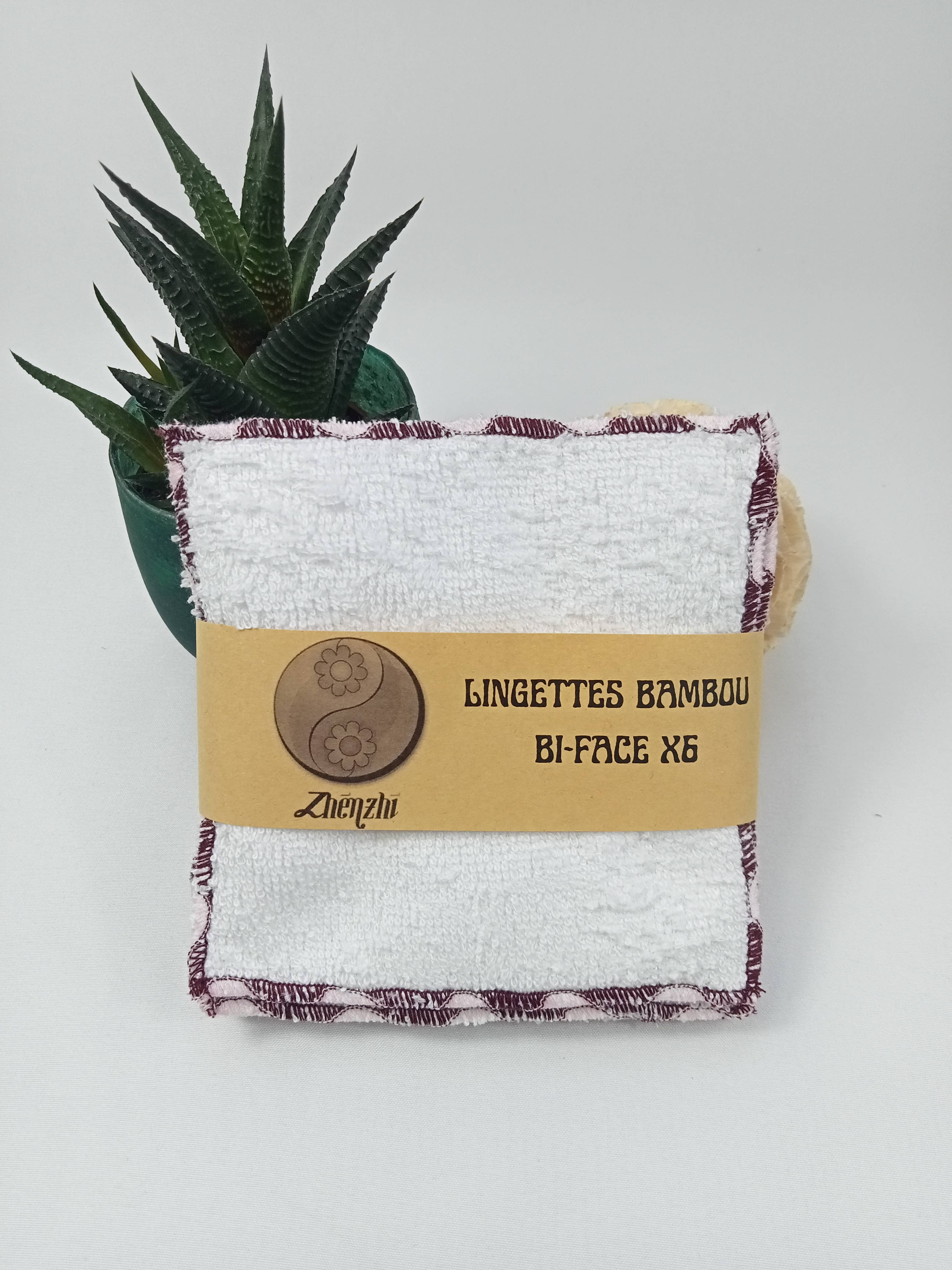 ZHENZHI - Wholesale Face & Body Wipes - Set of 6 two-sided bamboo makeup remover wipes3