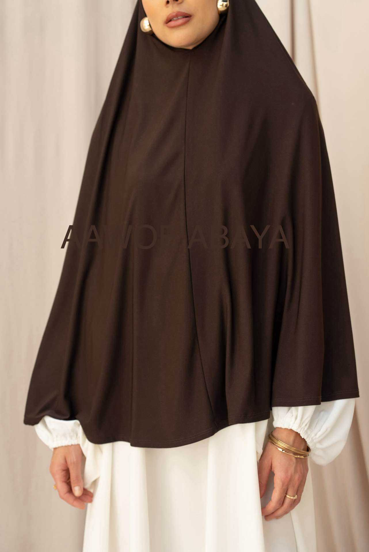 Aawoe Abaya - Wholesale Hijab - Dames - Elegante khimar met lange mouwen - 2418-KH17