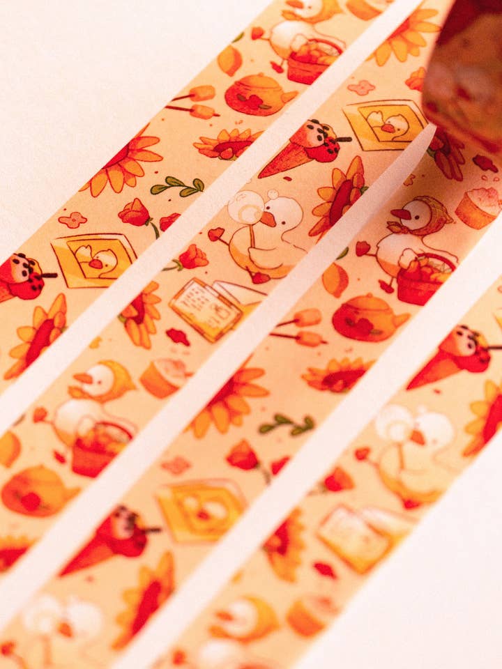 Washi tape - Summer duck for wholesale by Sekai of kangae