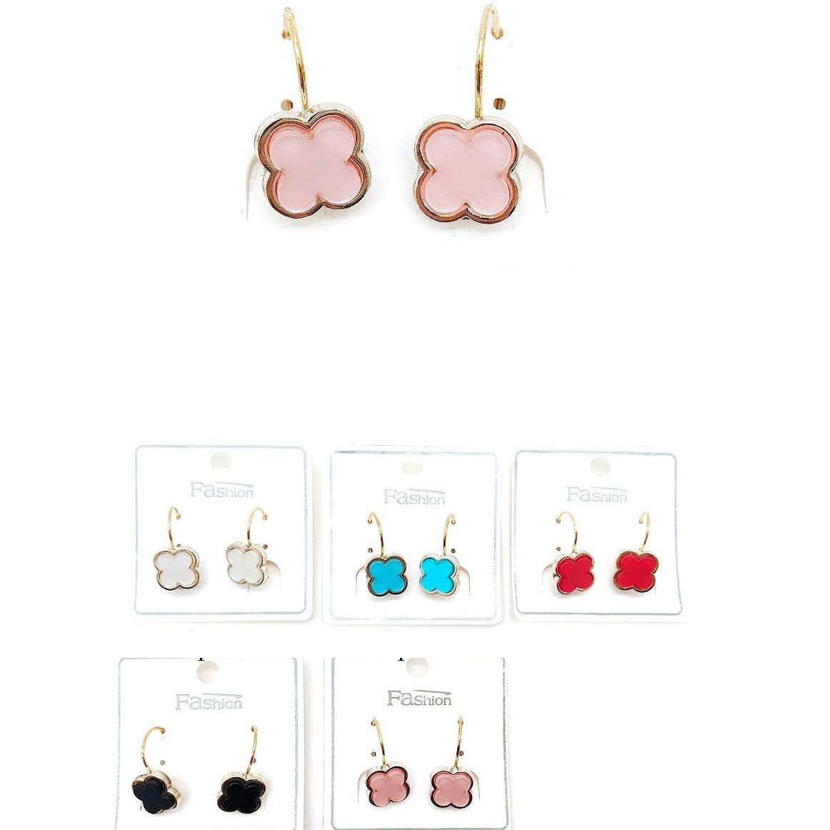 Diacly - Wholesale Hoop Earrings - Clover Mini Hoop Earrings0