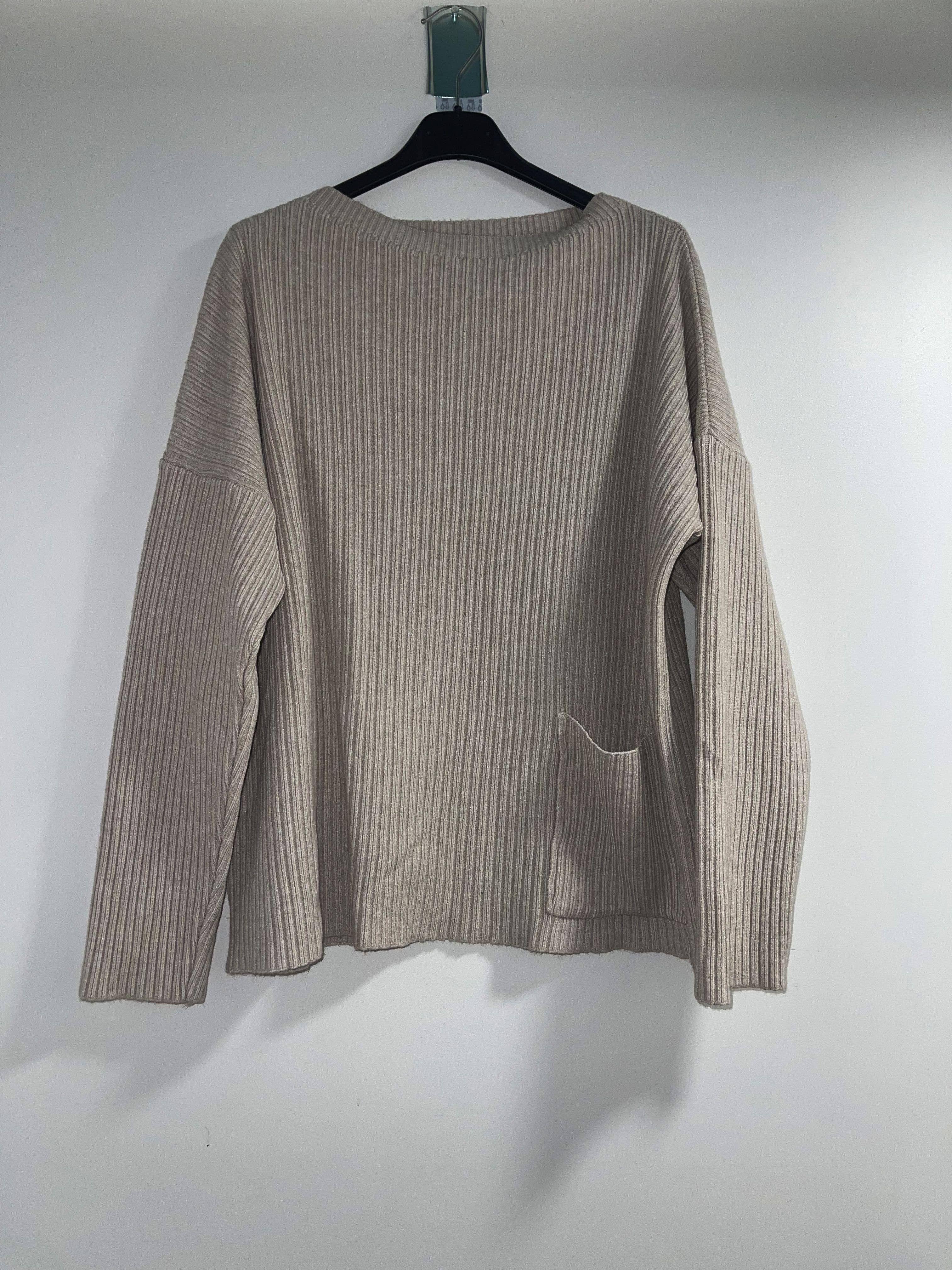 Happy look – Engroshandel Top- og buksesæt (IKKE Loungewear) - Dame – Ribstrikket Kvinde Sæt – Lige Bukser & Sweater9