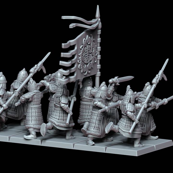 Infanterie lanciers Cathay pour la vente par Forg3d