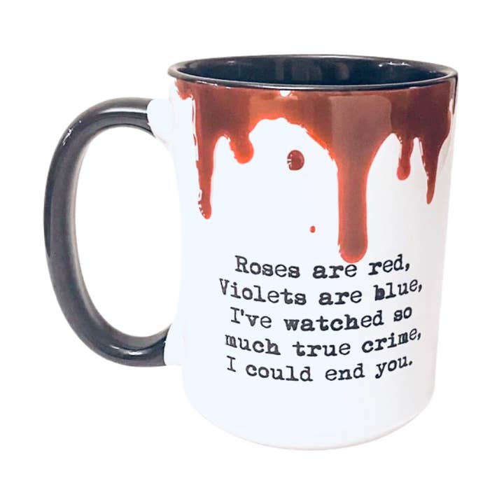 Caneca de cerâmica de 15 onças - True Crime por atacado de Days with Gray