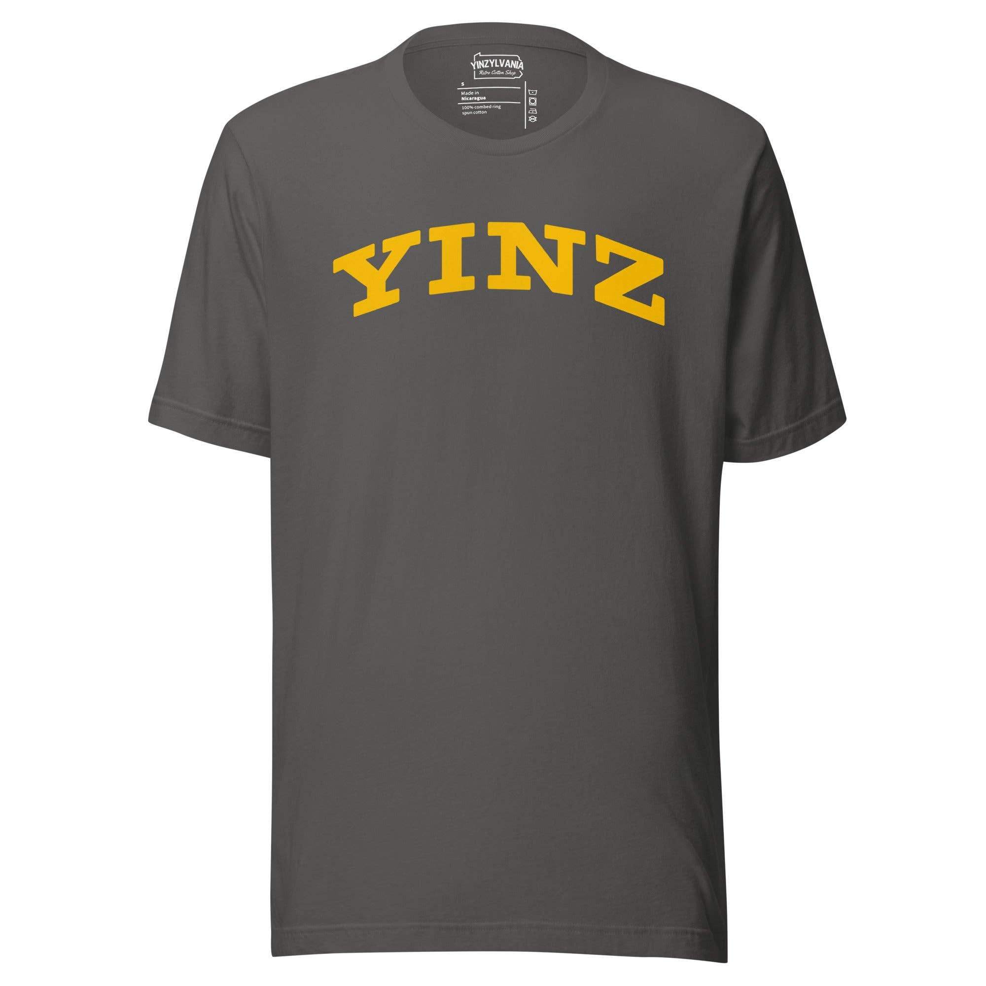 Yinzylvania - Wholesale Screen Printed T-Shirt - Unisex - YINZ - Collegiate15