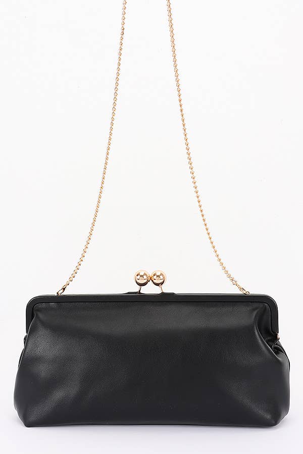 Oblige by G - Wholesale Clutch Bag - Women's - Retro Kiss-Lock Chain Bag
 HPC67081