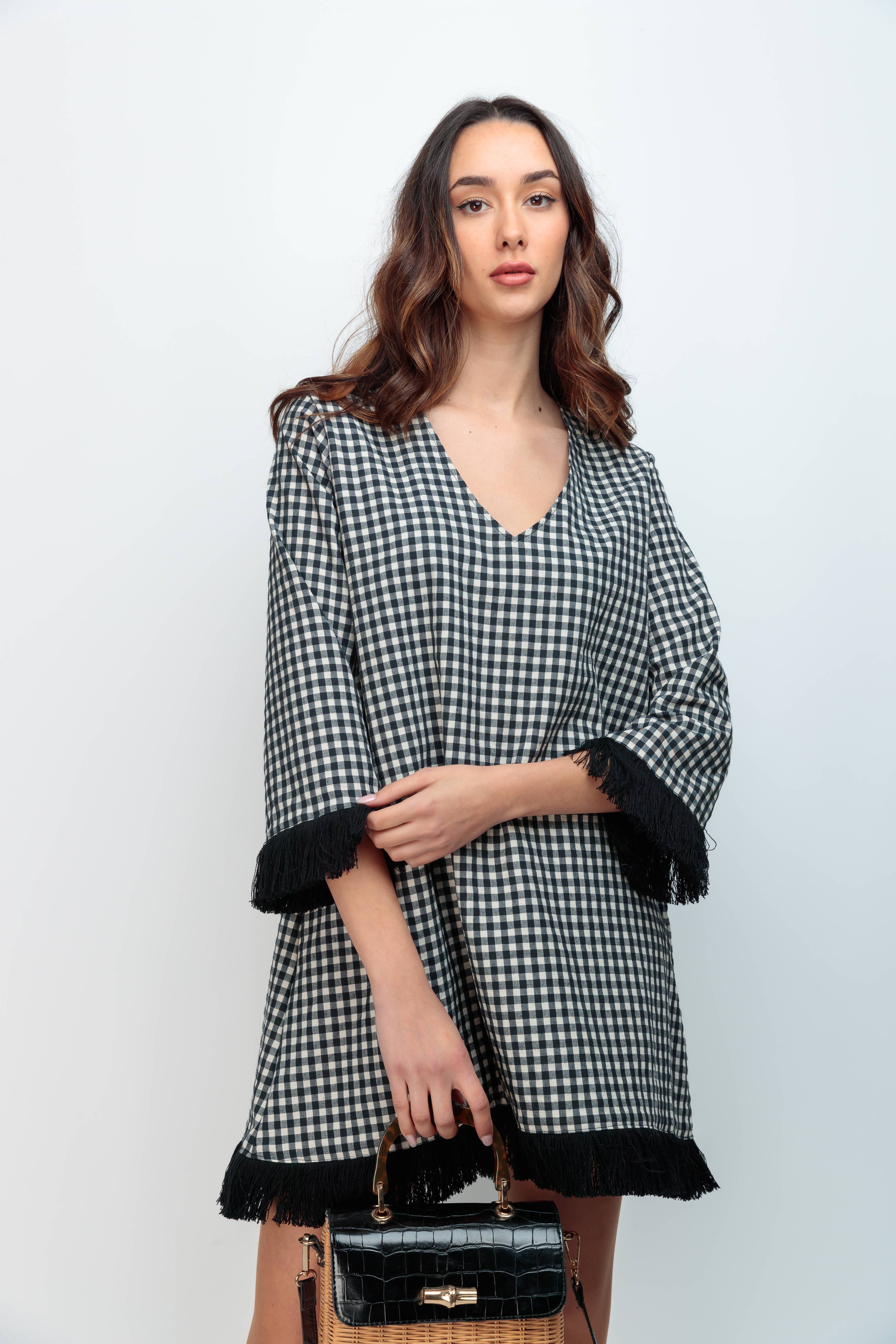 vichy Vichy safari kjole for engroshandel på Faire1