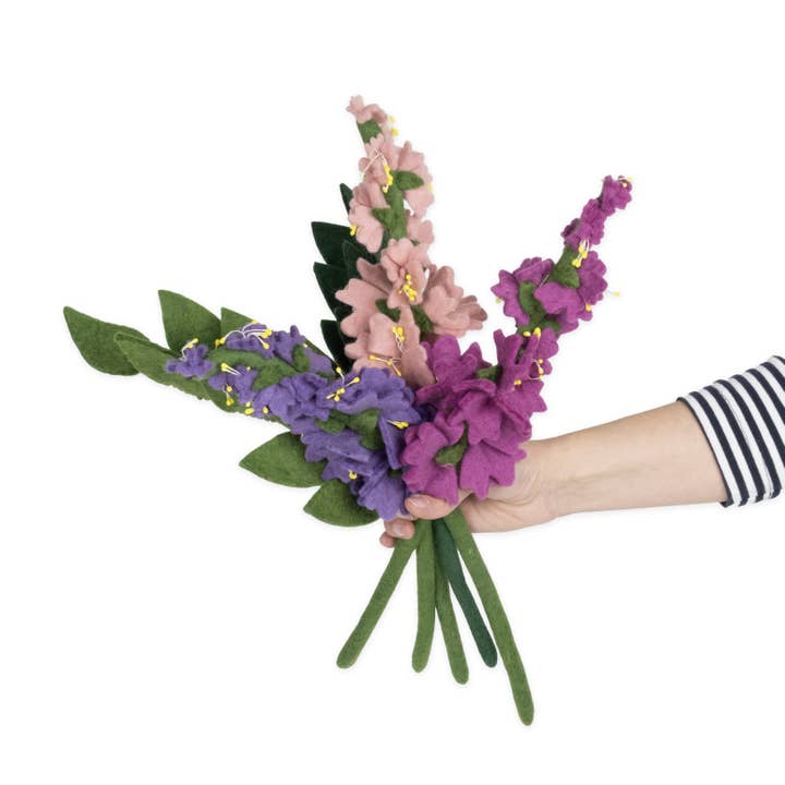 Felt Crepe Myrtle Flower for wholesale by Global Goods Partners