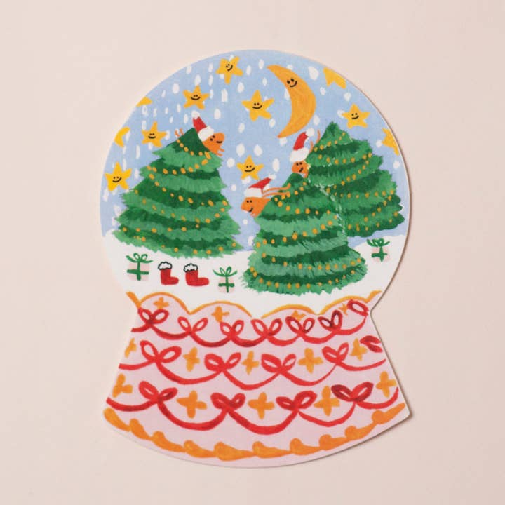 Postcard - Christmas Ball for wholesale by Studio Narine