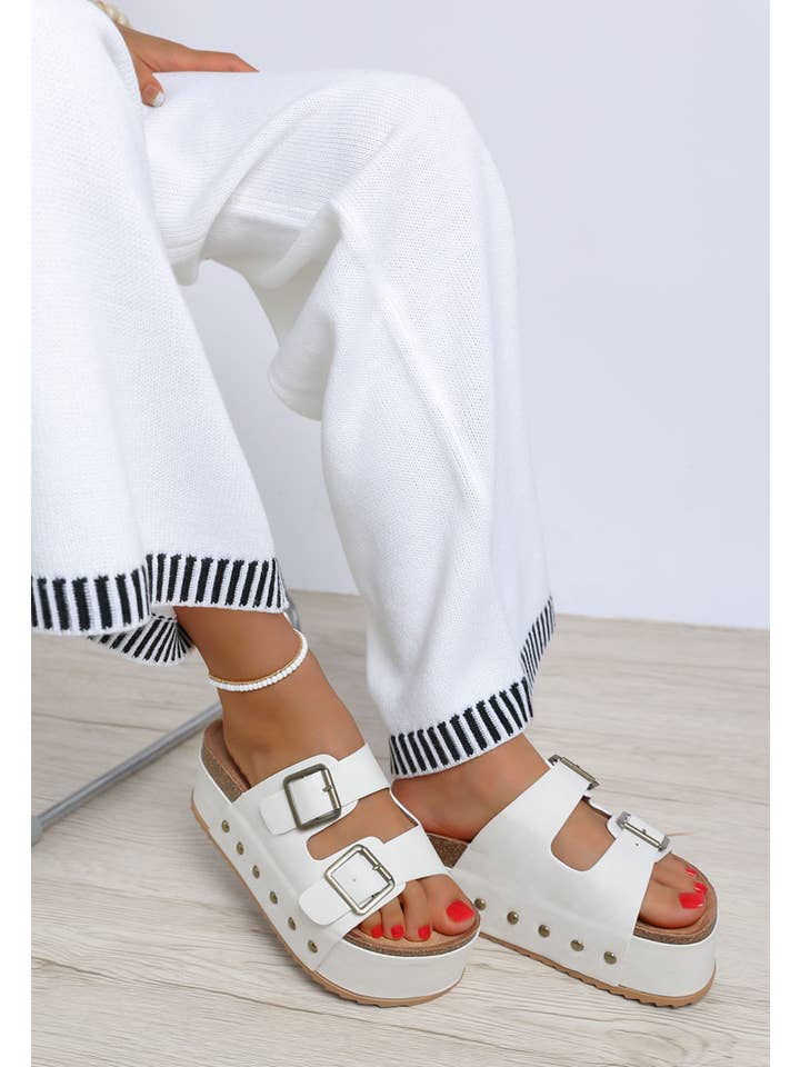 Rag Company - Vente Sandales – femme - Mocassins en similicuir cloutés Impala18