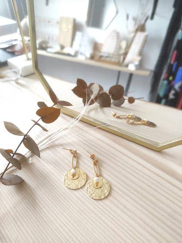 Boucles Moon | Enelli Création pour la vente par Enelli