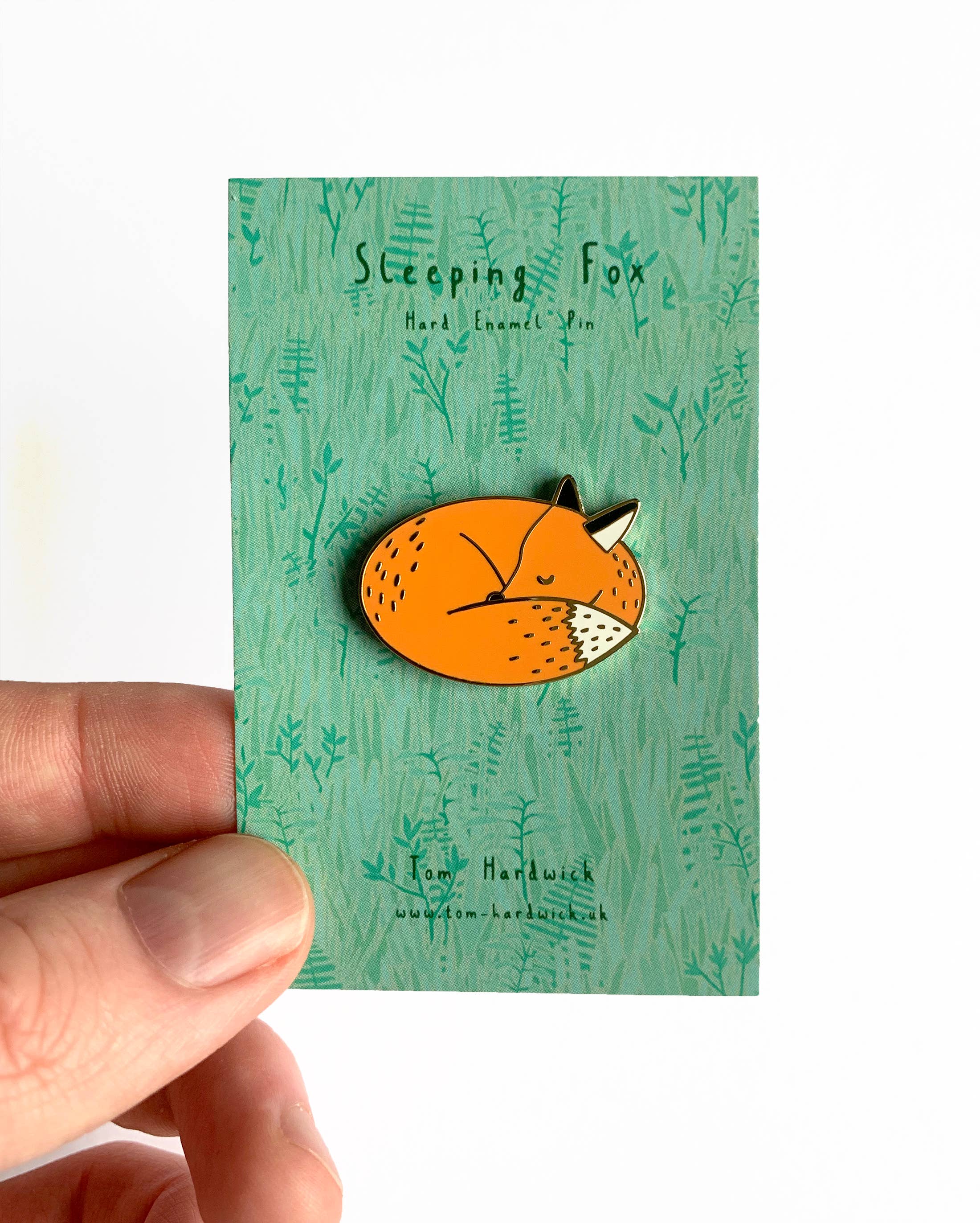 Tom Hardwick - Wholesale Reversspeld/knoop - Slapende Fox emaille pin3