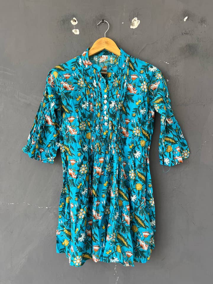 bhavnas boutique – wholesale Tunic – Women’s – Beautiful Floral Printed Cotton Kurtis Festival kurti Indian