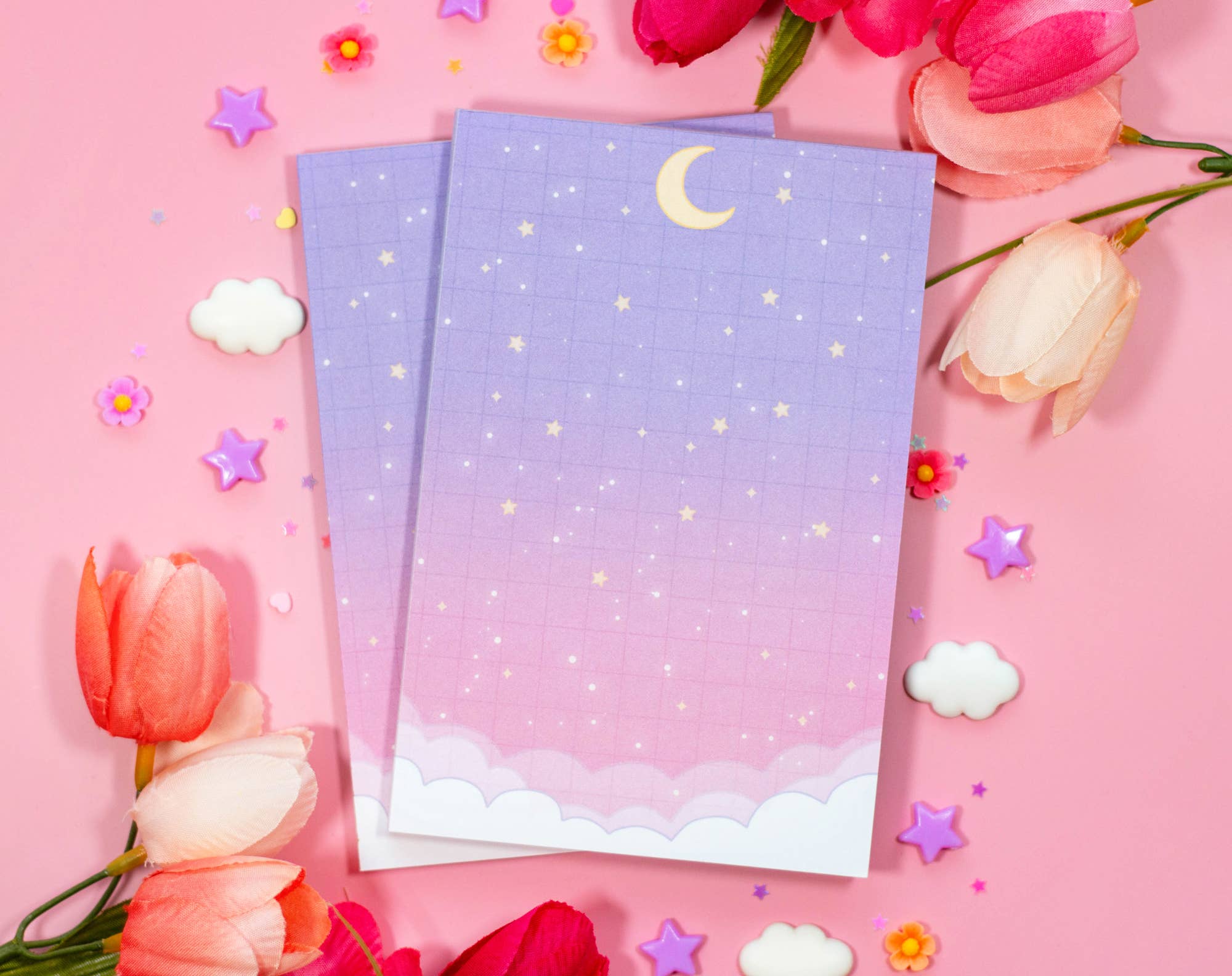 Unicorn Eclipse - Wholesale Notepad - Starry Clouds Notepad2