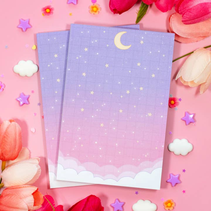 Unicorn Eclipse - Wholesale Notepad - Starry Clouds Notepad2